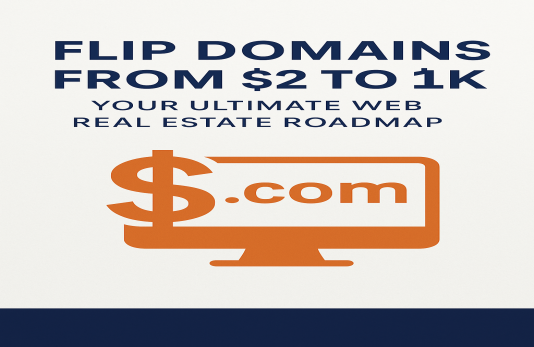 Flip Domains From $2 To $1K: Your Ultimate Web Real Estate Roadmap
